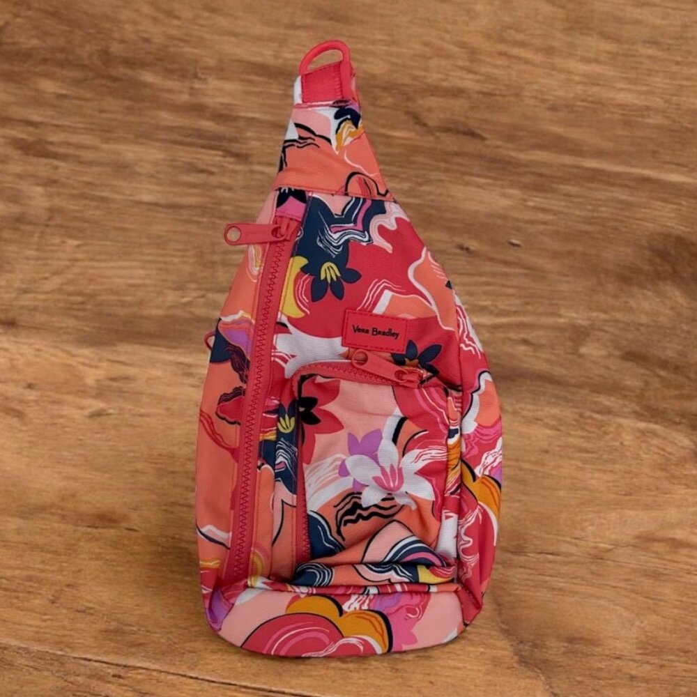 Vera Bradley - Re-Active Mini Sling Backpack in Rose Agate